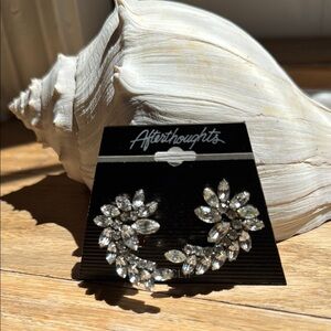 Rhinestone Earrings CLIP-ON